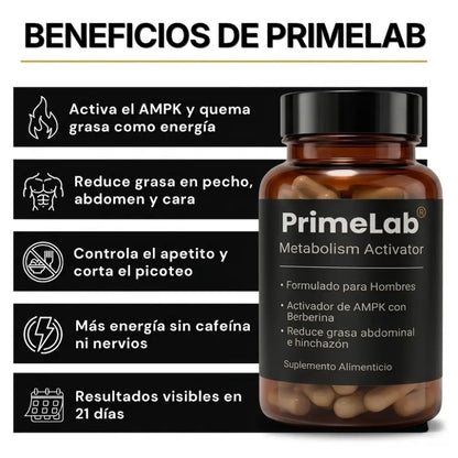 Primelab® - Recuperá un aspecto firme y masculino.