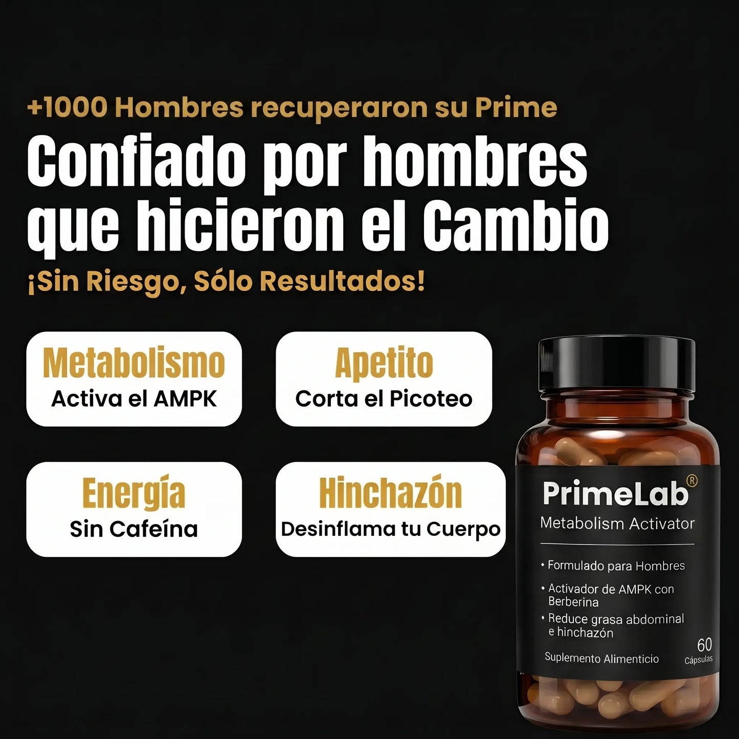 Primelab® - Recuperá un aspecto firme y masculino.