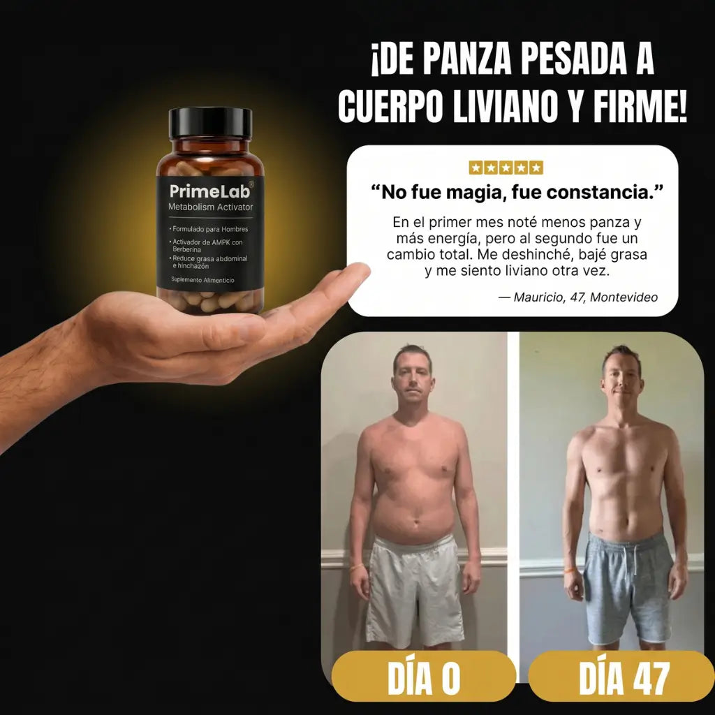 Primelab® - Recuperá un aspecto firme y masculino.