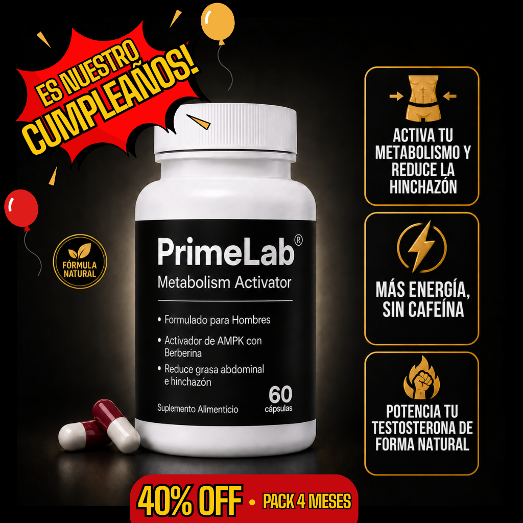 Primelab® - Recuperá un aspecto firme y masculino.