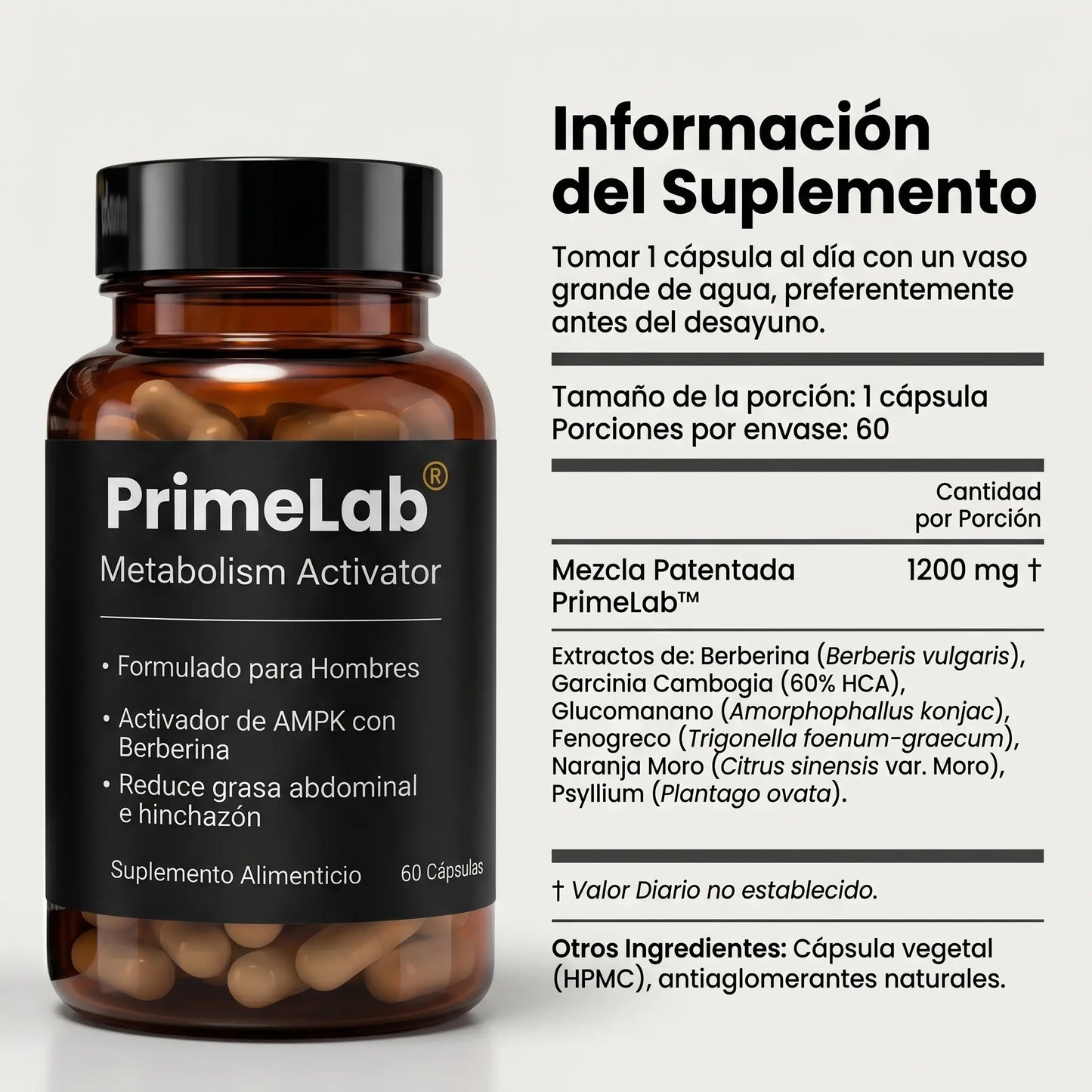 Primelab® - Recuperá un aspecto firme y masculino.