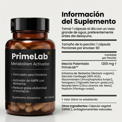Primelab® - Recuperá un aspecto firme y masculino.
