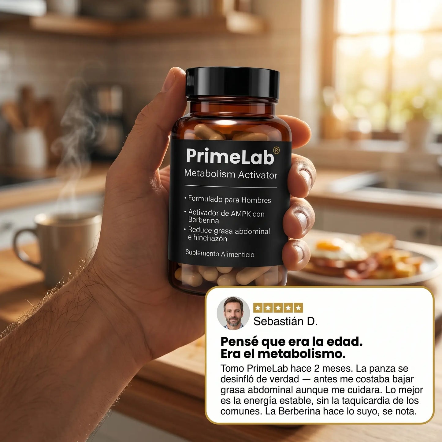Primelab® - Recuperá un aspecto firme y masculino.