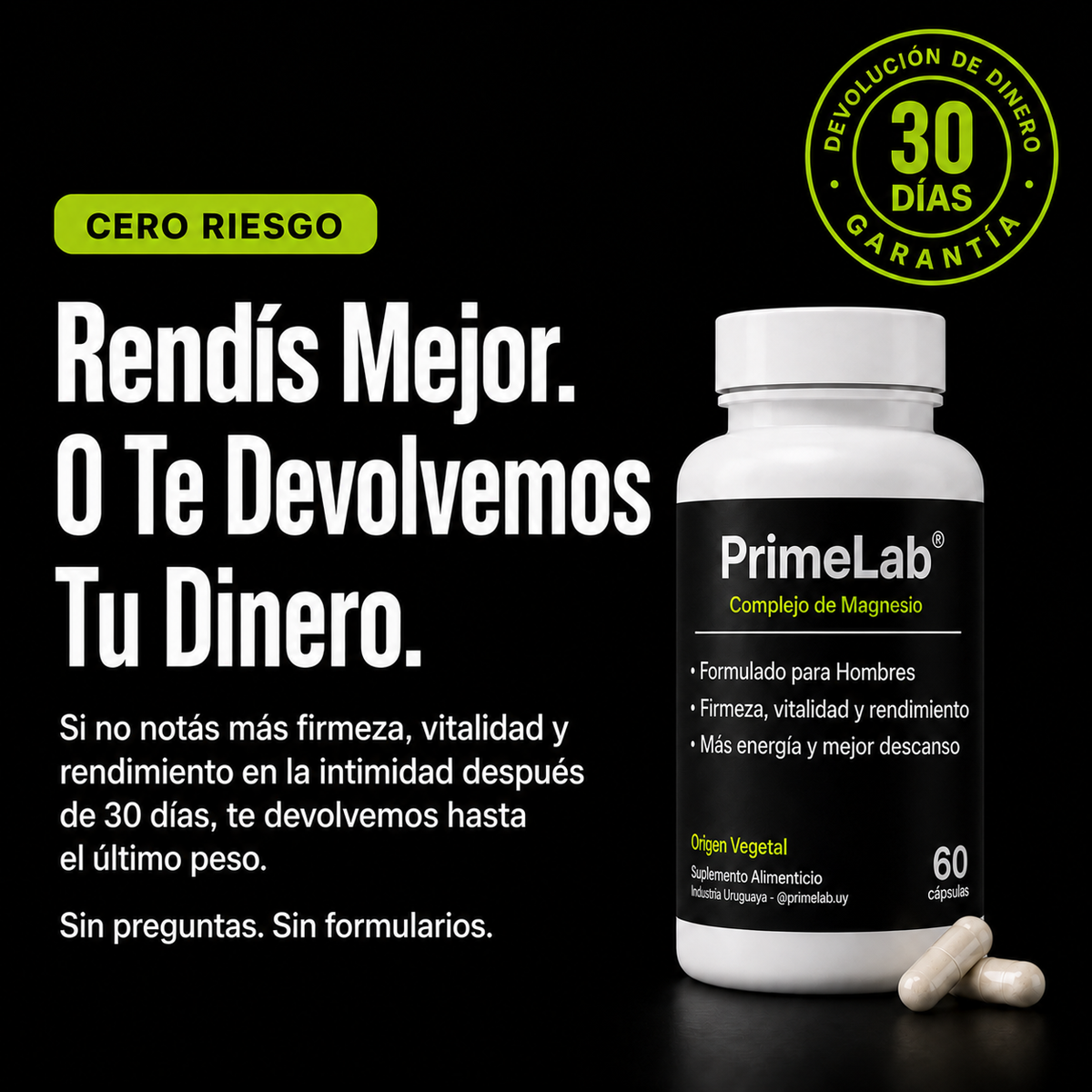 Primelab® Magnesio - Recuperá tu energía y rendimiento.