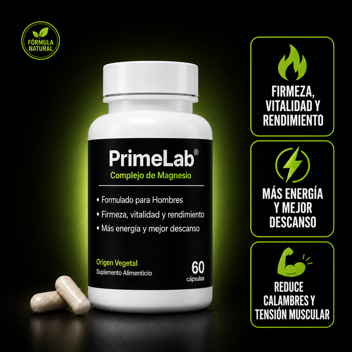 Primelab® Magnesio - Recuperá tu energía y rendimiento.
