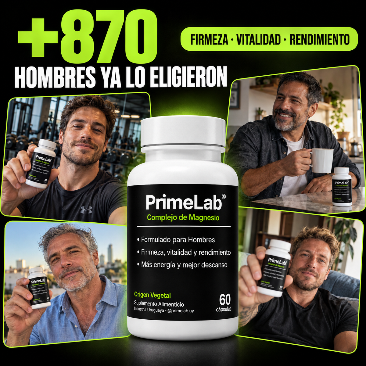 Primelab® Magnesio - Recuperá tu energía y rendimiento.